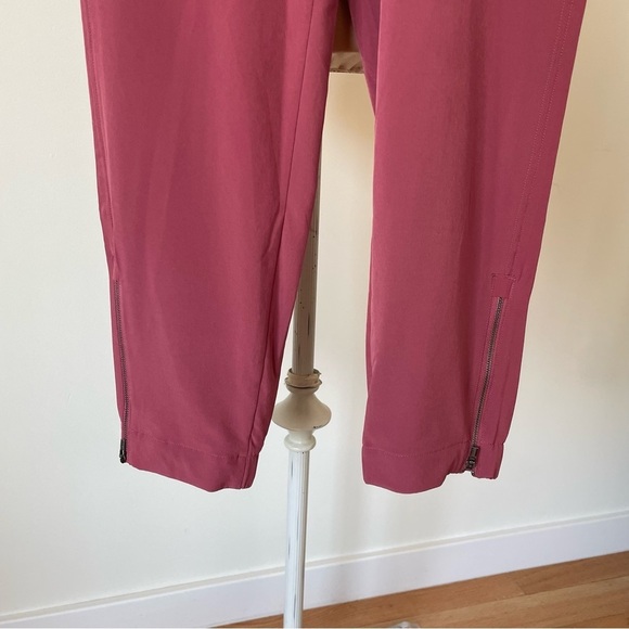 ATHLETA Brooklyn Heights Pink Rose Blush High Rise Jogger Pants 533443 EUC Sz 2 - Picture 6 of 12